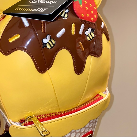 Loungefly Winnie the Pooh Ice Cream Backpack New - Picture 6 of 14